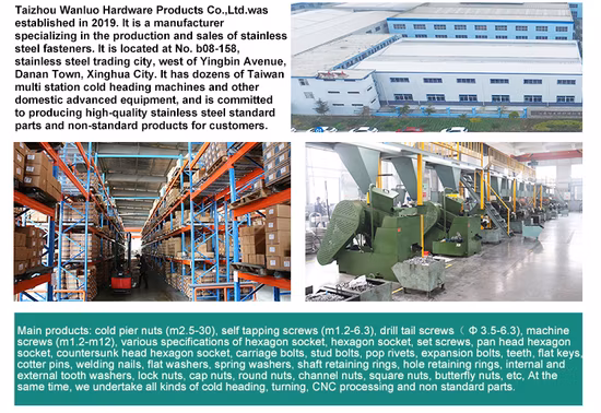 As vendas por atacado SS304 encantam o parafuso sextavado de aço inoxidável A2 A4