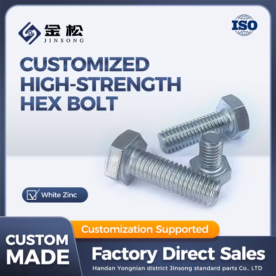 Parafuso sextavado e porca